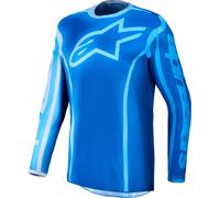 Alpinestars Fluid Kepler Motocross Jersey, blue/light blue, size S