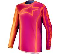 Alpinestars Fluid Kepler Motocross Jersey, purple/orange, size L
