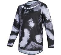 Alpinestars Fluid LAHND Youth Motocross Jersey, black-white, size L