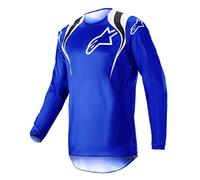 Alpinestars Fluid Narin Motocross Jersey Jacket, Blue Ray White, XL