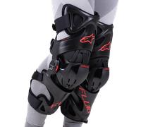 Alpinestars Fluid Pro Knee Guards Black-Red S-L
