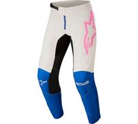 Alpinestars Fluid Tripple Motocross Pants, white-blue, size 30 for Men