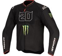 Alpinestars FQ20 T-SPS Air V2 Monster Motorcycle Textile Jacket, black/white, size XL