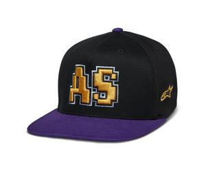 Alpinestars Franchise Cap Unisex Motorcycle Baseball Hat White Purple