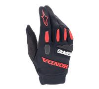 Alpinestars Honda Full Bore Motocross Gloves, black-red, size M for Men