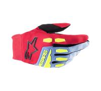 Alpinestars Full Bore MX Gloves Light Blue/Red Berry/BlackS Light Blue,Red Berry,Black