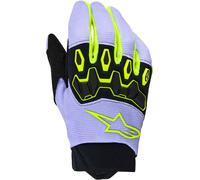Alpinestars Full Bore V2 Youth Motocross Gloves, purple/neon yellow, size S