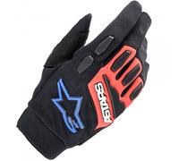 Alpinestars Full Bore XT Motorcycle Motocross Gloves - Black / Bright Red / Blue