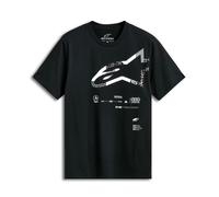 Alpinestars Geografica CSF Motorcycle Tee Regular Fit T-Shirt Black