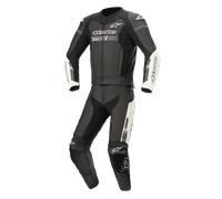 Alpinestars GP Force Chaser Two Piece Motorcycle Leather Suit, black-white, size 58 for Men