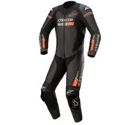 Alpinestars GP Force Chaser One Piece Motorcycle Leather Suit, black-red, size 60 for Men