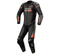 Alpinestars GP Force Chaser One Piece Motorcycle Leather Suit, black-red, size 50