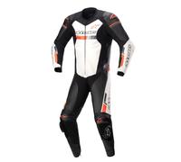 Alpinestars GP Force Chaser 1 Piece Leather Motorcycle Suit - Black /White /Red