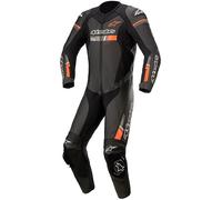 Alpinestars Gp Force Chaser 1 Pc Mens Race Leather Suit - Black Red Fluo XX Large