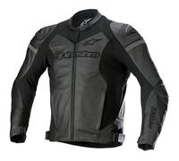 Alpinestars GP Force Leather Motorcycle Motorbike Jacket Street Black / Black