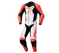 Alpinestars GP Force Lurv 1 Piece Leather Suit - Flo Red/White/Black (3022)