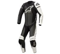 Alpinestars GP Force Phantom One Piece Motorcycle Leather Suit, black-grey-white, size 56