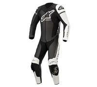 Alpinestars Gp Force Phantom Leather Suit 1 Pc B/W Metallic Grey - 56