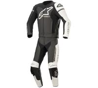 Alpinestars GP Force Phantom Two Piece Motorcycle Leather Suit, black/white/grey, size 56