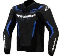 Alpinestars GP Force V2 Air Motorcycle Leather Jacket, black-blue, size 58 for Men