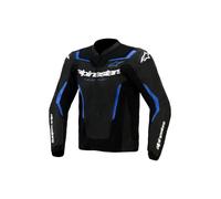 Alpinestars GP Force V2 Air Motorcycle Leather Jacket, black-blue, size 56 for Men
