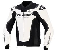 Alpinestars GP Force V2 Leather Motorcycle Street Jacket - White / Black