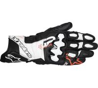 Alpinestars Gp Plus R V3 Motorcycle Gloves, black/white/neon red, size 2XL
