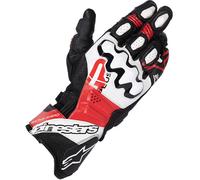 Alpinestars GP Plus R V3 Motorcycle Race Track Leather Gloves - Black/White/Red