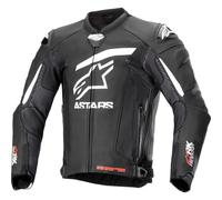 Alpinestars GP Plus R V4 Rideknit Leather Jacket Motorbike Black / White