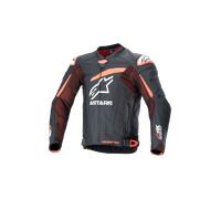 Alpinestars GP Plus R V4 Rideknit perforated Motorcycle Leather Jacket, black-red, size 52 for Men
