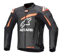 Alpinestars GP Plus V4 Motorcycle Leather Jacket, black-white-red, size 48 for Men
