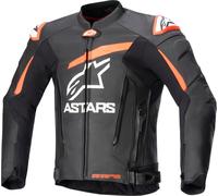 Alpinestars GP Plus V4 Motorcycle Leather Jacket, black/red/white, size 50