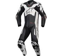 Alpinestars GP Plus V4 Sprint 1 Piece Leather Suit - Black / White / Fluo Red