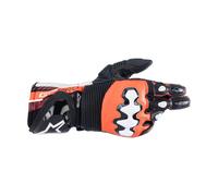Alpinestars GP Pro R4 Leather Sports Gloves - Black / Red / Fluo / White