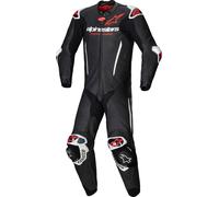 Alpinestars GP-R7 1-Piece Motorcycle Leather Suit, black/white/neon red, size 46