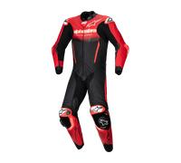 Alpinestars GP-R7 1-Piece Motorcycle Leather Suit, black/red, size 48
