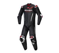 Alpinestars GP-R7 One Piece Leather Suit Motorbike Black White Red Fluo