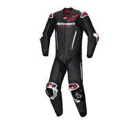 Alpinestars GP-R7 One Piece Leather Suit Motorbike Black White Red Fluo