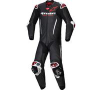 Alpinestars GP-R7 One Piece Leather Suit Motorbike Black White Red Fluo
