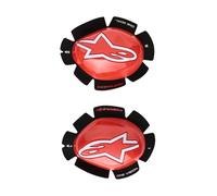 Alpinestars Gp Tech Knee Sliders - Knee Slider Red/White ((((((( Pair ))))))
