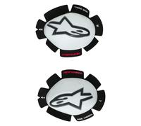 Alpinestars GP Tech Knee Sliders, White/Black