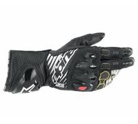 Alpinestars GP Tech V2 Leather Black motorcycle race track Glove - Black (12)