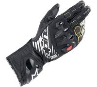 Alpinestars GP Tech V2 Motorbike Motorcycle Race Track Sport Gloves Black White