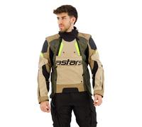 Alpinestars Halo Drystar Motorcycle Textile Jacket, green-brown, size XL for Men