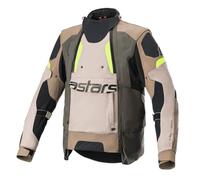 ALPINESTARS ALPINESTARS - Jacket Halo Drystar Dark Khaki / Sand / Yellow Fluo L