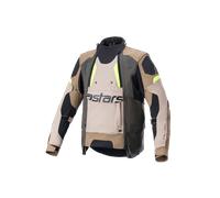 Alpinestars Halo Drystar MC Jacket Dark Khaki/Sand/Yellow FluoXXL Dark Khaki,Sand,Yellow Fluo