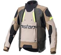 Alpinestars Halo Drystar Waterproof Vented Motorbike Jacket - Khaki / Sand