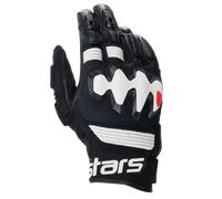 Alpinestars Halo Leather Gloves Black White, Size: M