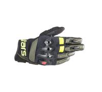 Alpinestars Halo Leather Motorcycle Gloves Black/YellowS Black,Yellow