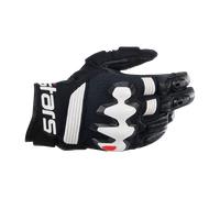Alpinestars Halo Leather Motorcycle Gloves Black/WhiteM Black,White